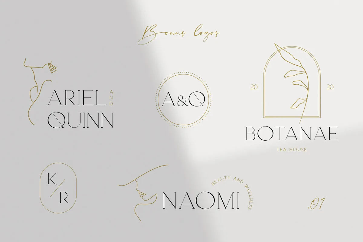 Magnolia font alphabet, numbers and glyphs