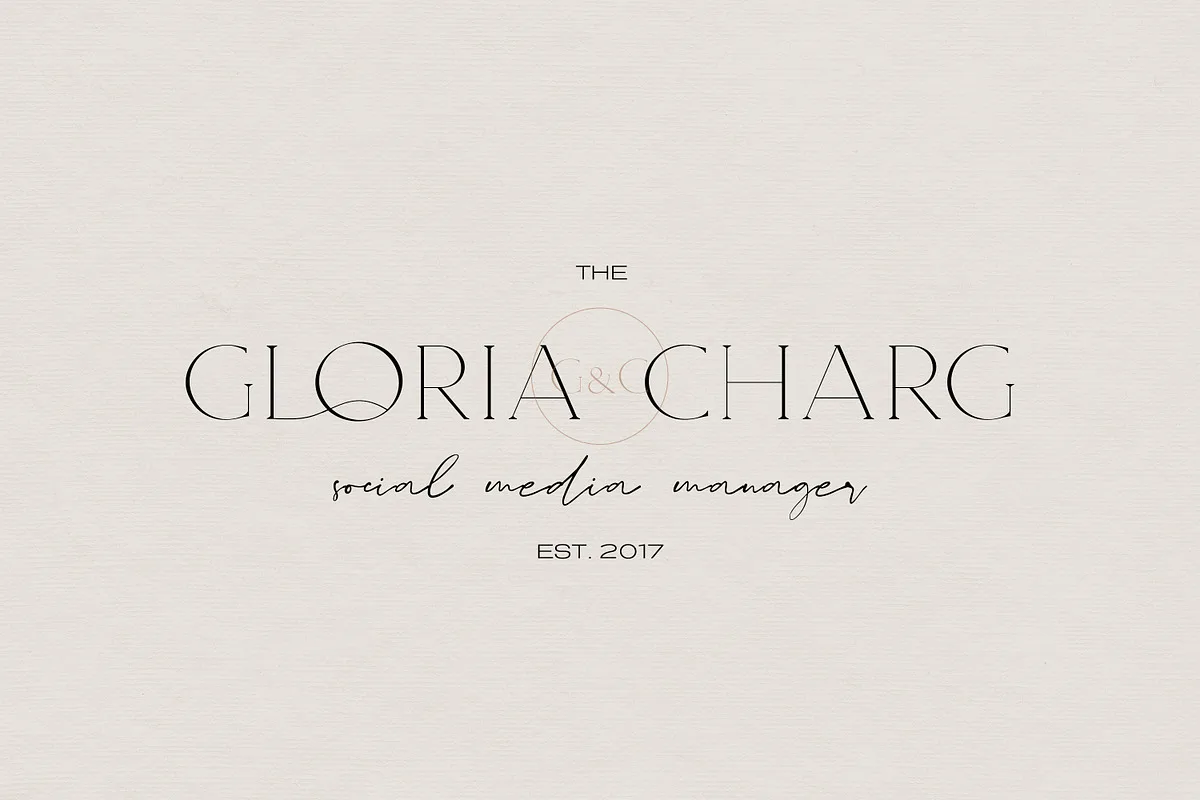 Magnolia font used in a design mockup