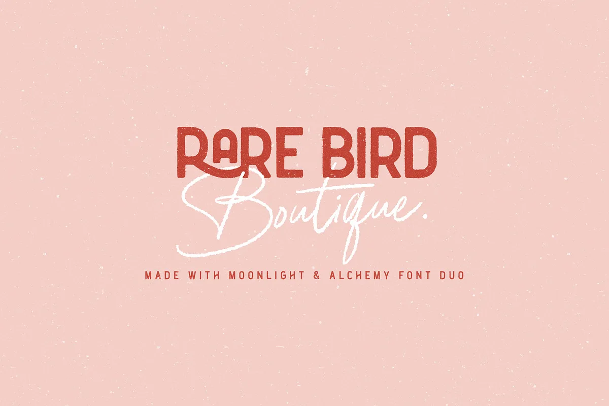 Moonlight & Alchemy font preview — sample text