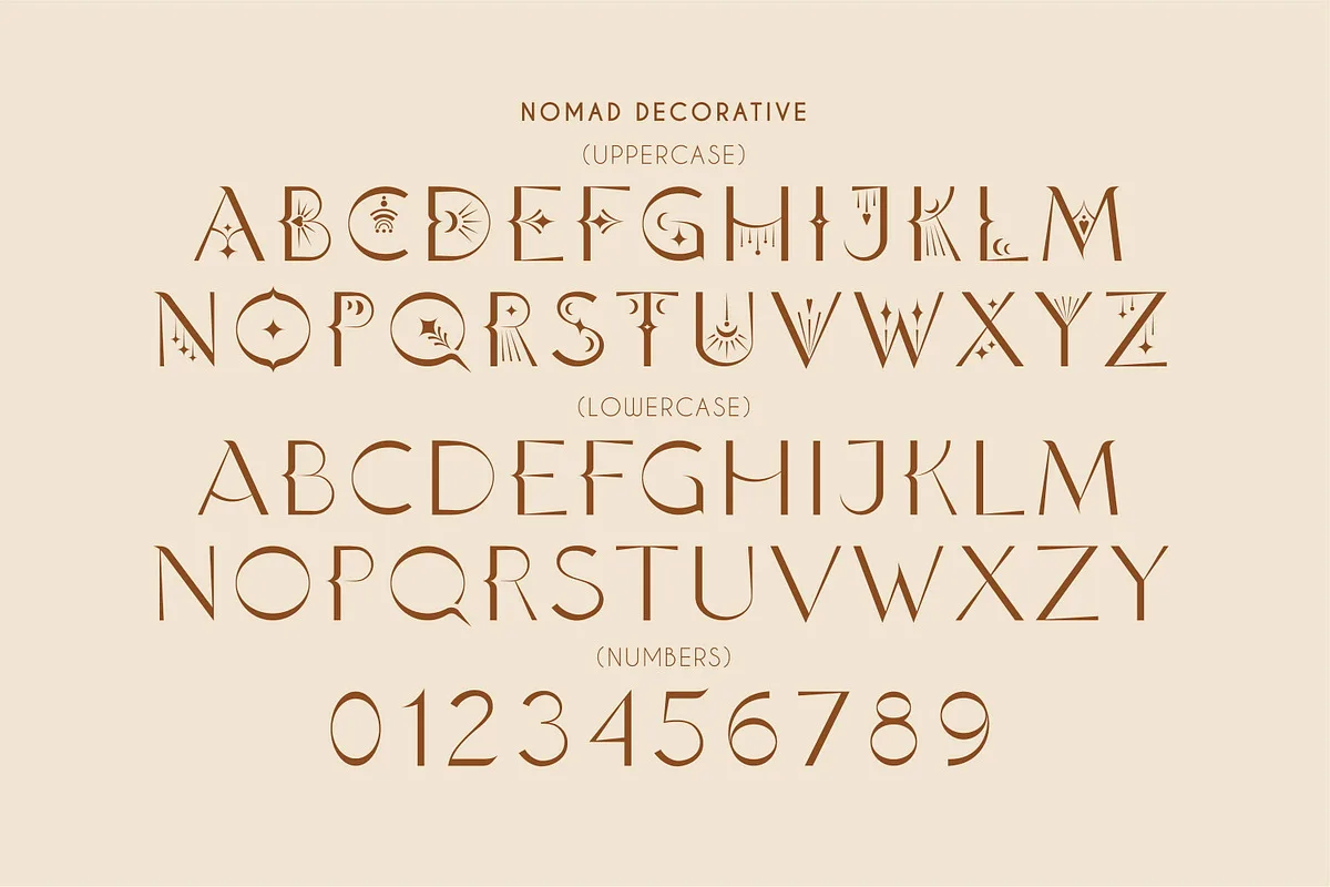 Nomad font preview — sample text