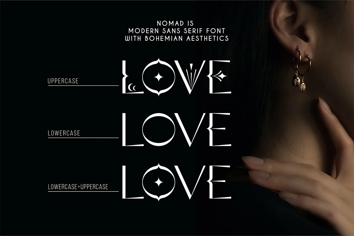 Nomad font style preview