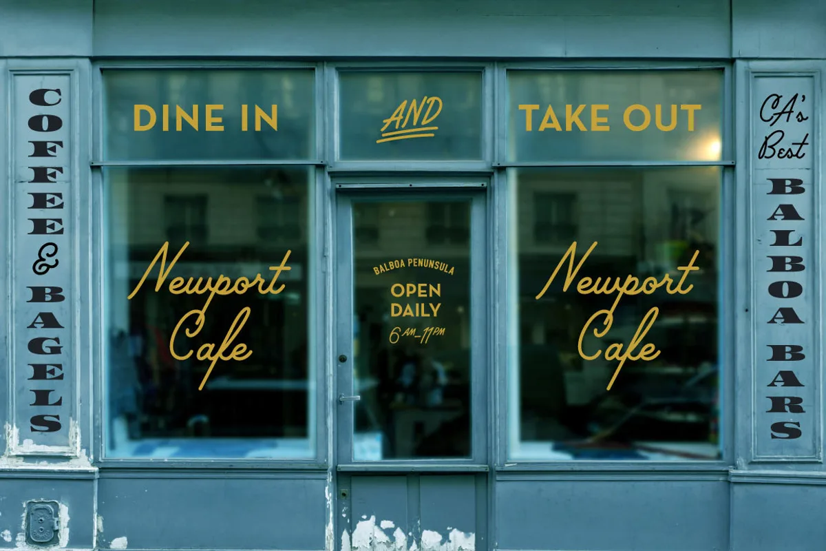 Palm Canyon Drive font preview — sample text
