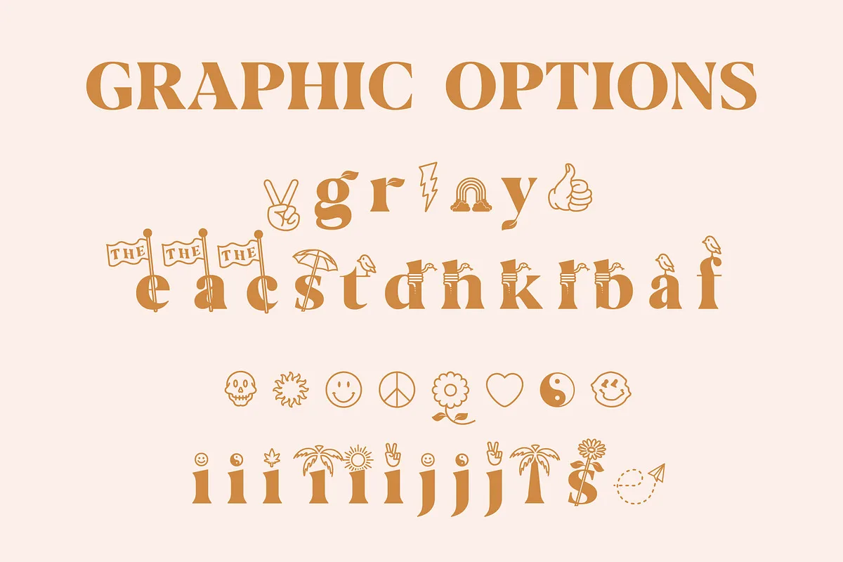 Palm Springs Font Palm Springs font preview — sample text