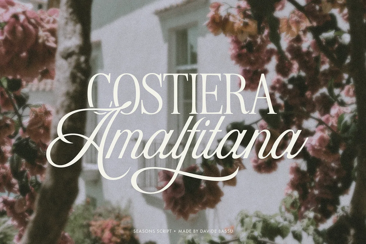 Seasons Script font style preview