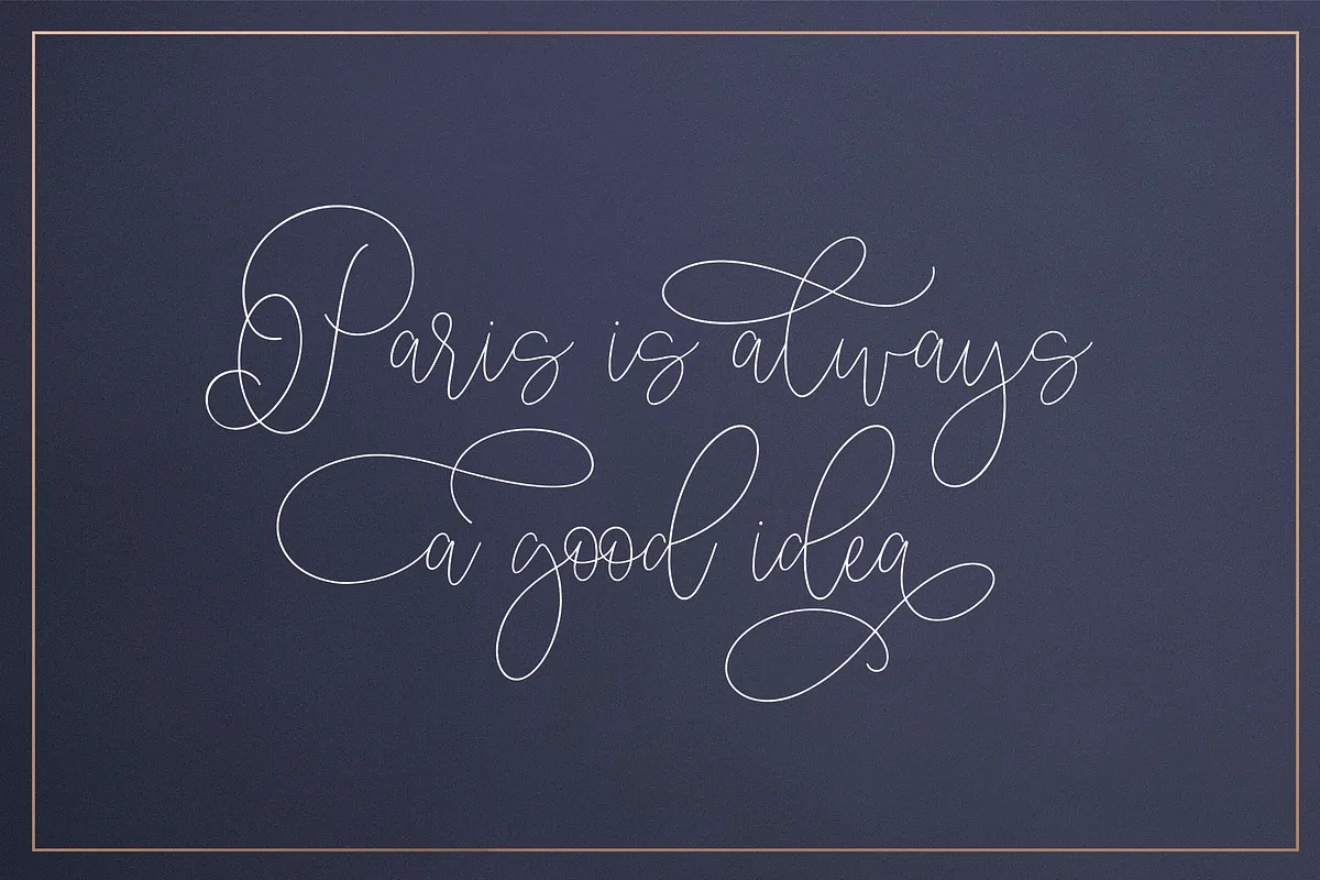 Somersette font preview — sample text