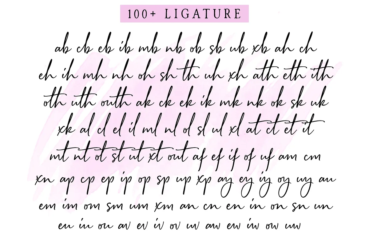 Sophistica font preview — sample text