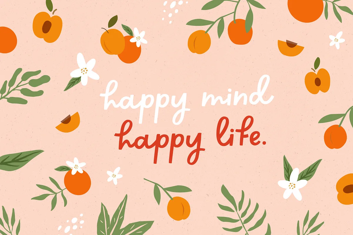 Sweet Apricot font additional style preview