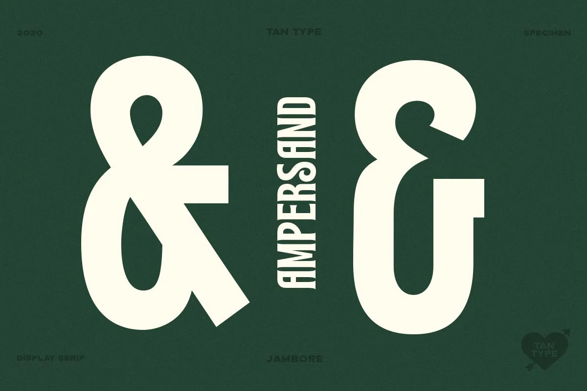 Tan Jambore font style preview