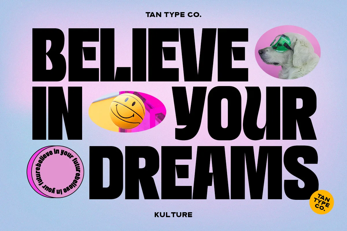 Tan Kulture Font Tan Kulture font preview — sample text