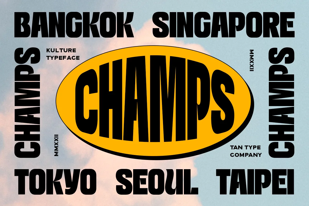 Tan Kulture Font Tan Kulture font used in a design mockup