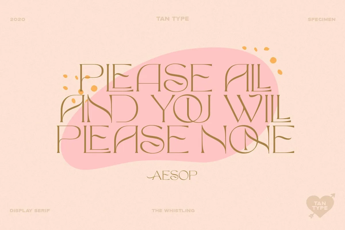 Tan Whistling Font Tan Whistling font style preview