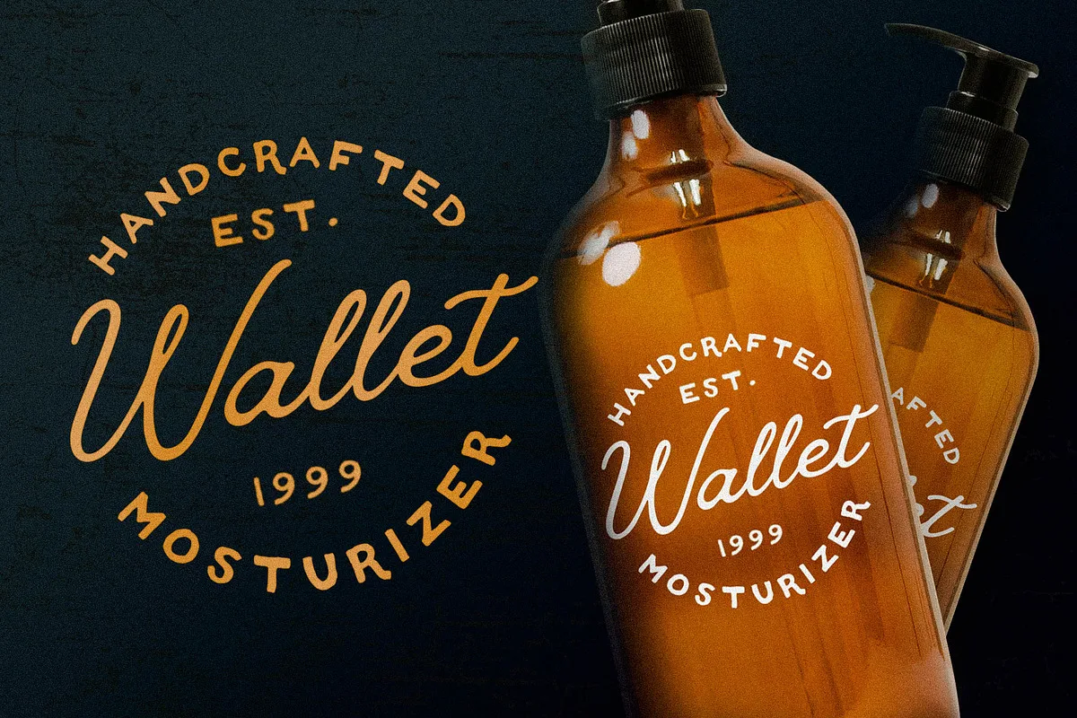Vintage Goods Font Vintage Goods font style preview
