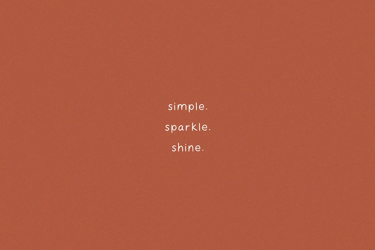 Wildflower font used in a design mockup