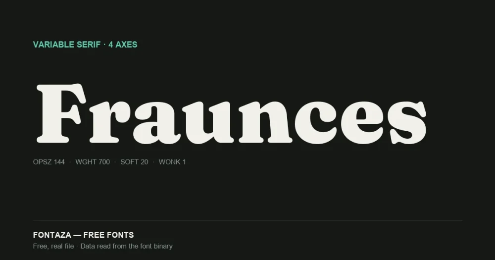 Fraunces Font cover image