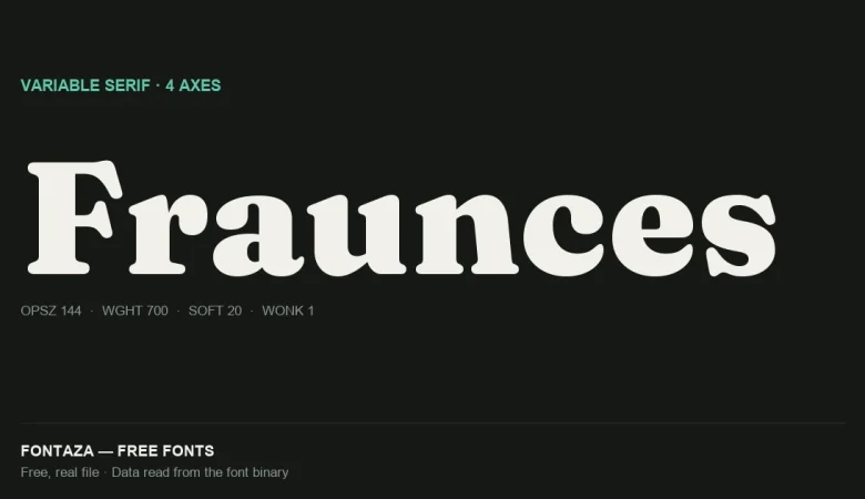 Fraunces Font cover image