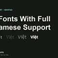 Free Fonts Vietnamese Support cover image